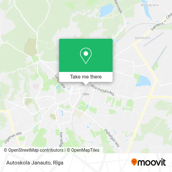 Autoskola Janauto map