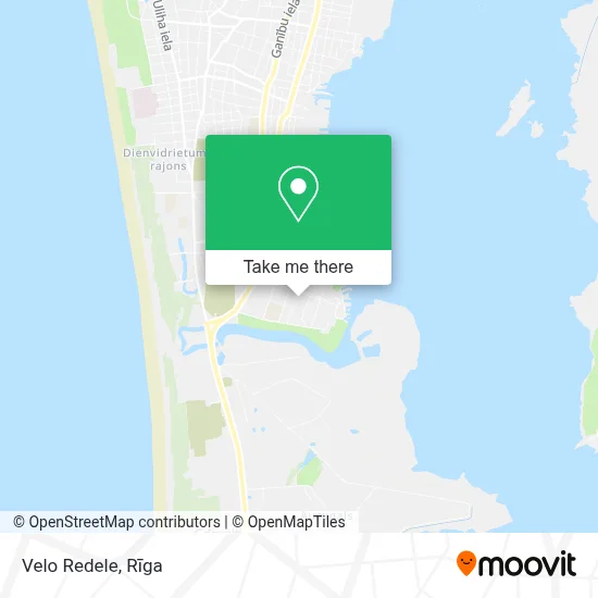 Velo Redele map