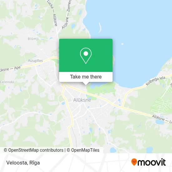 Veloosta map