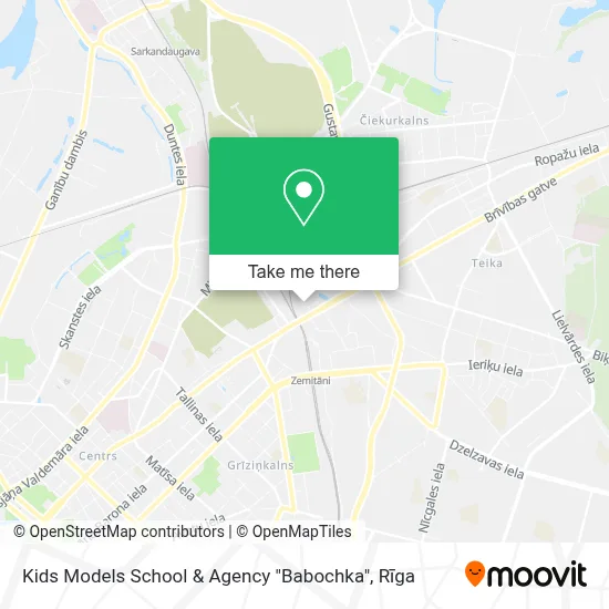 Kids Models School & Agency "Babochka" map