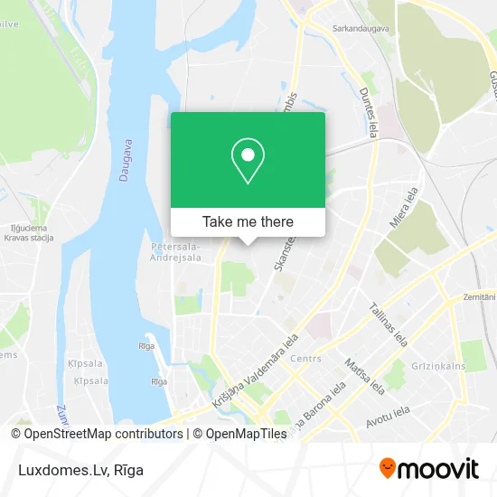 Luxdomes.Lv map