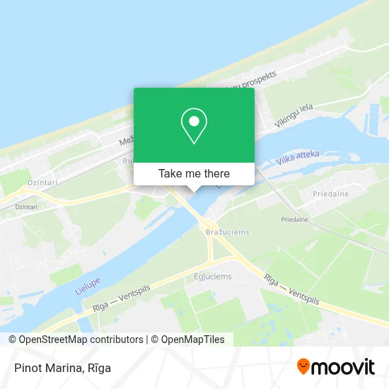 Pinot Marina map