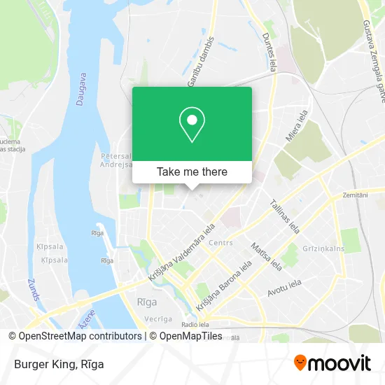 Burger King map