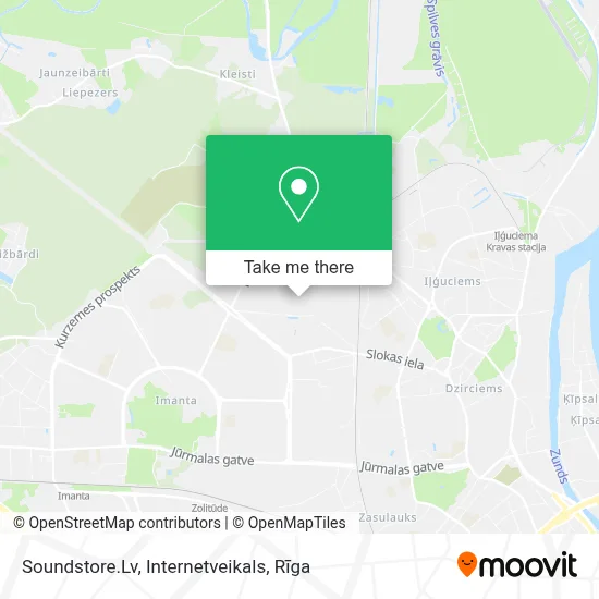 Soundstore.Lv, Internetveikals map