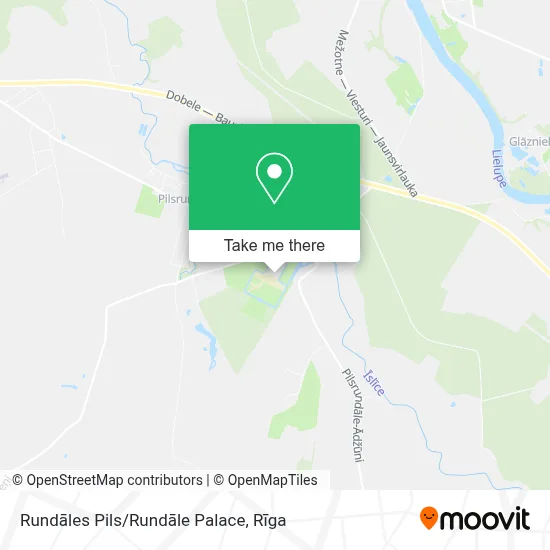 Rundāles Pils/Rundāle Palace map