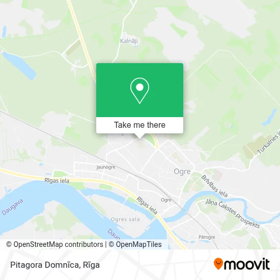 Pitagora Domnīca map