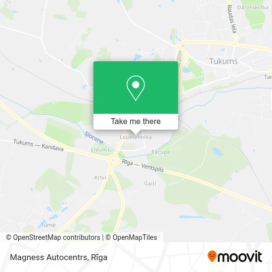 Magness Autocentrs map