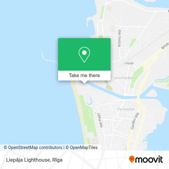 Liepāja Lighthouse map