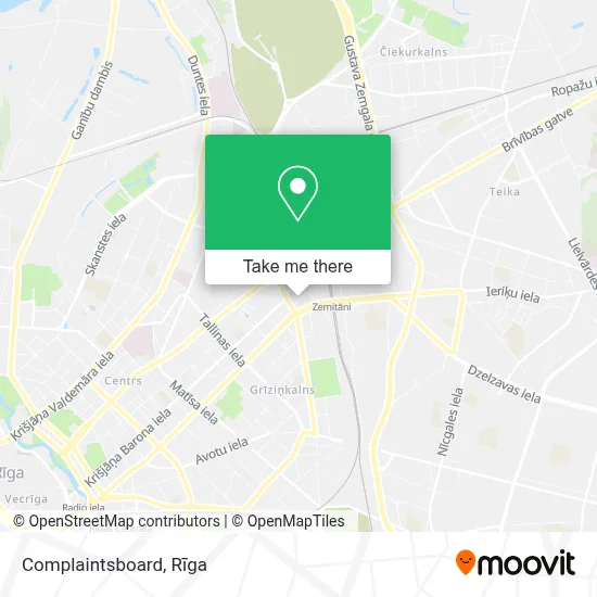 Complaintsboard map