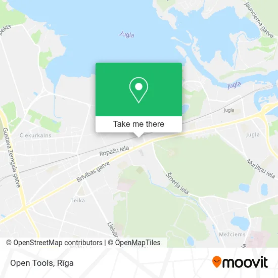 Open Tools map