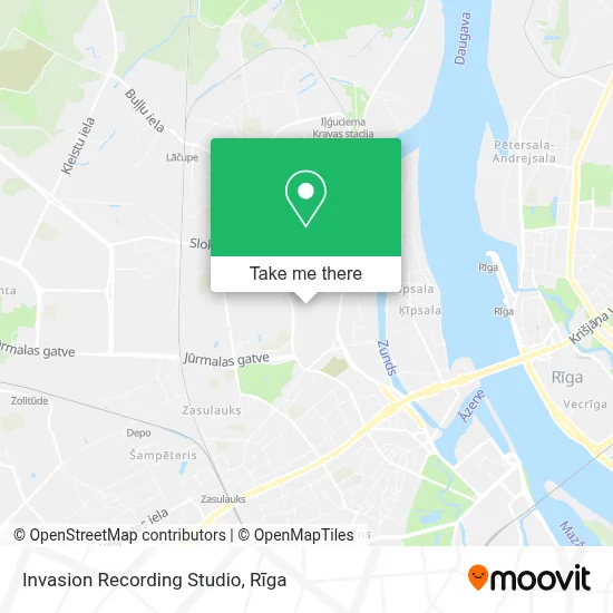 Invasion Recording Studio map