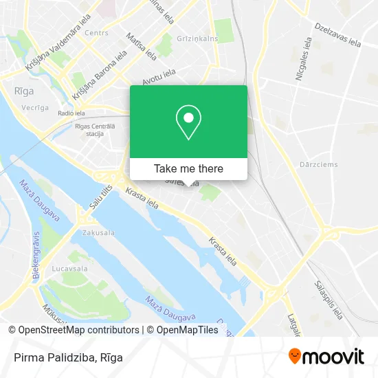 Pirma Palidziba map