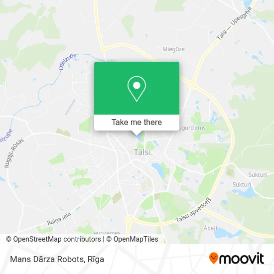 Mans Dārza Robots map