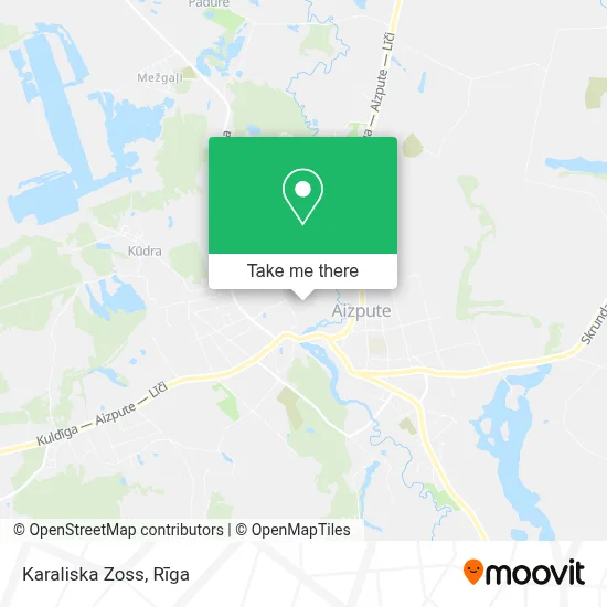 Karaliska Zoss map