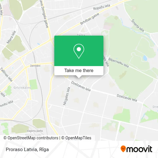 Proraso Latvia map