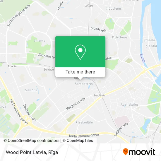 Wood Point Latvia map