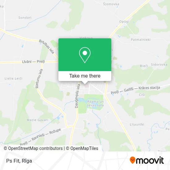 Ps Fit map