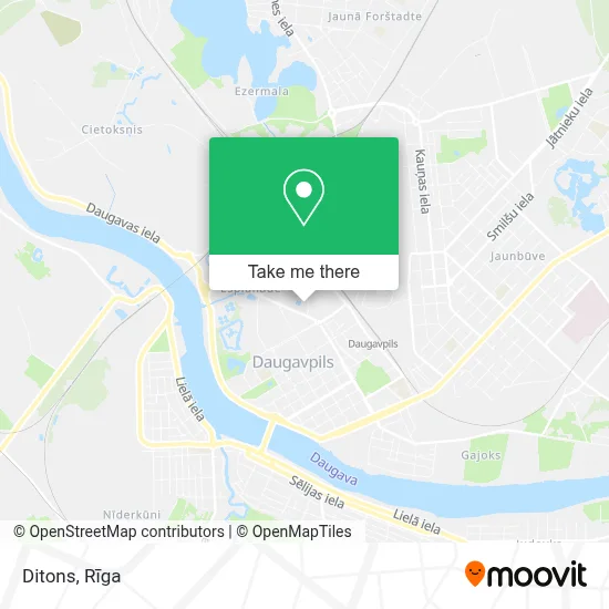 Ditons map