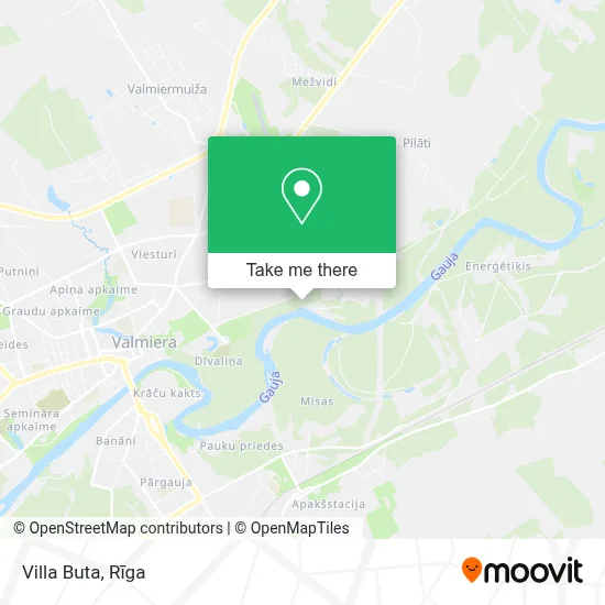 Villa Buta map