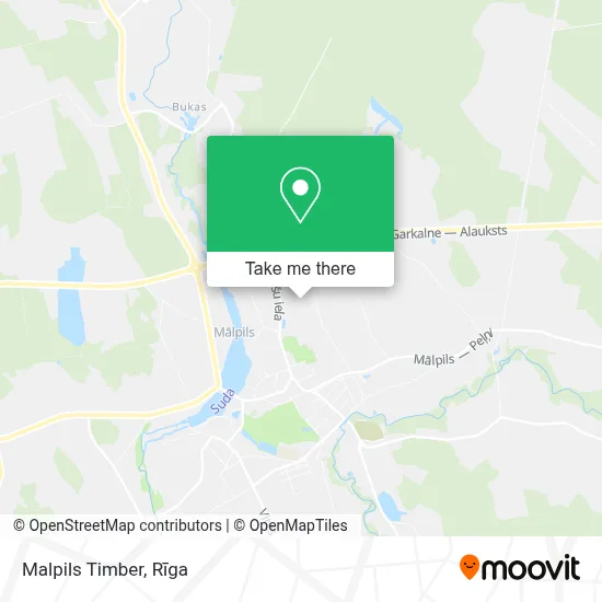 Malpils Timber map