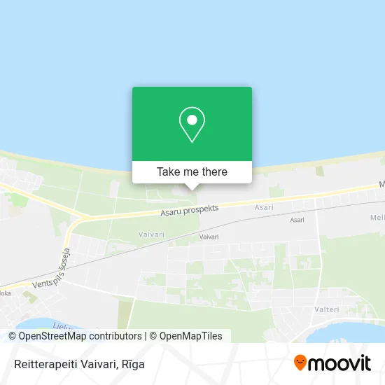 Reitterapeiti Vaivari map