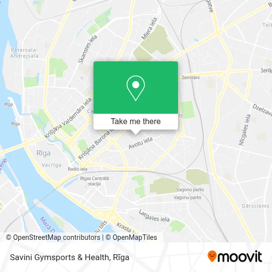 Savini Gymsports & Health map