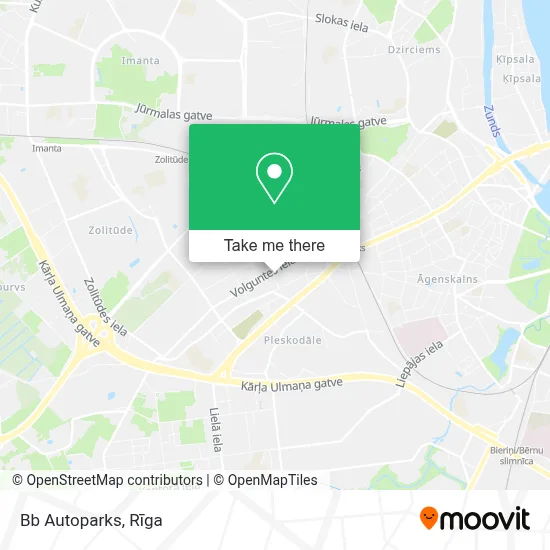 Bb Autoparks map