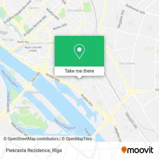Piekrasta Rezidence map