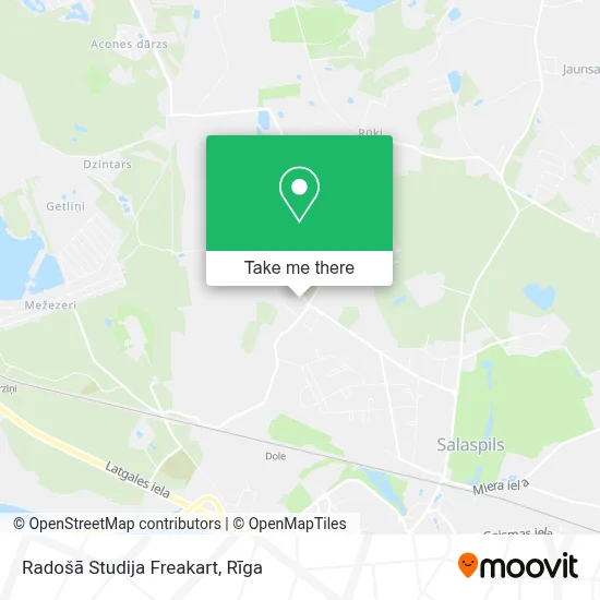 Radošā Studija Freakart map