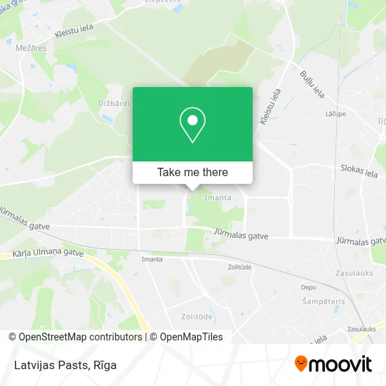 Latvijas Pasts map