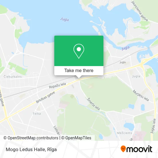 Mogo Ledus Halle map