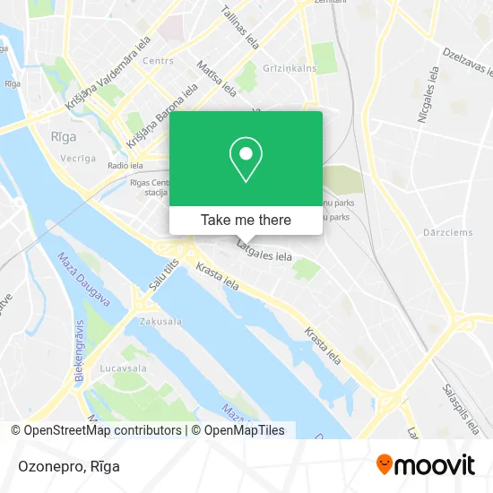 Ozonepro map