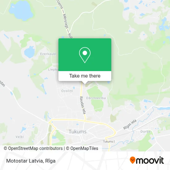 Motostar Latvia map