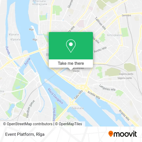 Event Platform map
