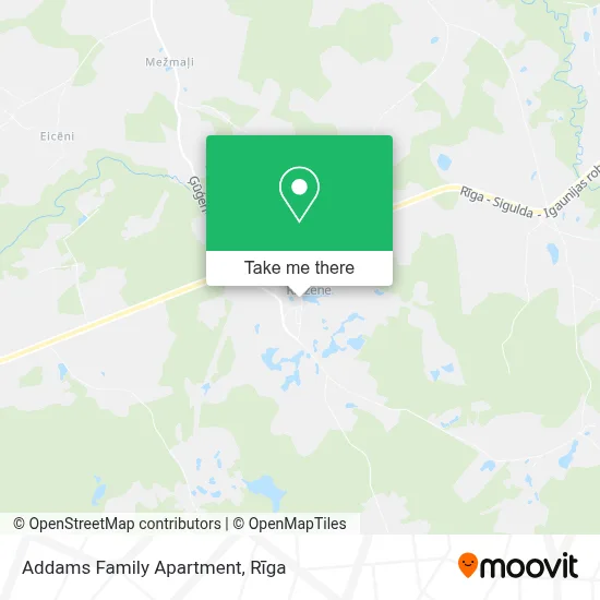 Addams Family Apartment map