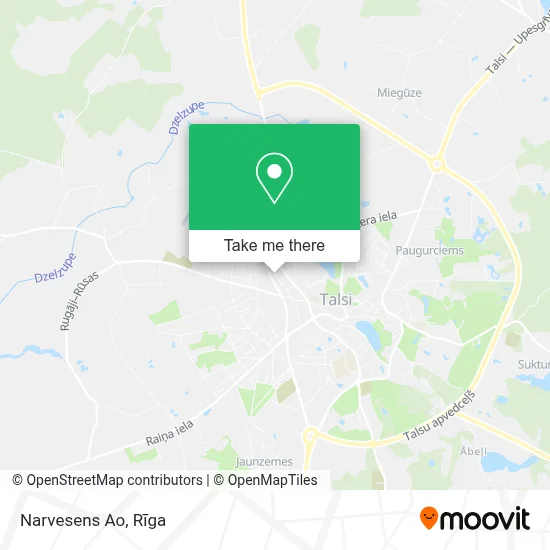 Narvesens Ao map