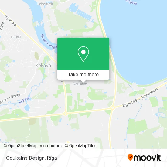 Odukalns Design map
