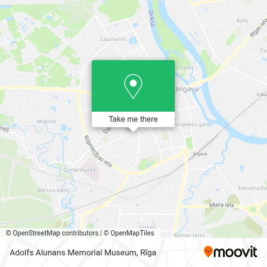 Adolfs Alunans Memorial Museum map