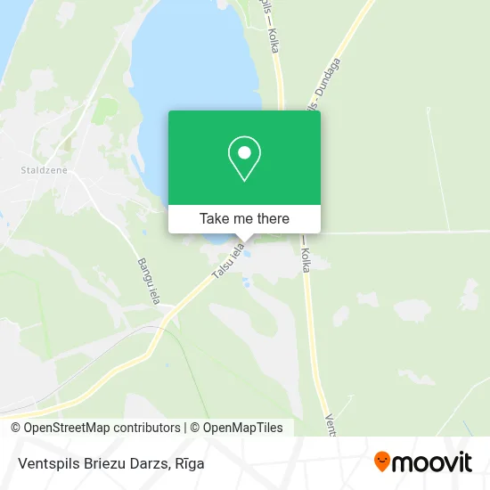 Ventspils Briezu Darzs map