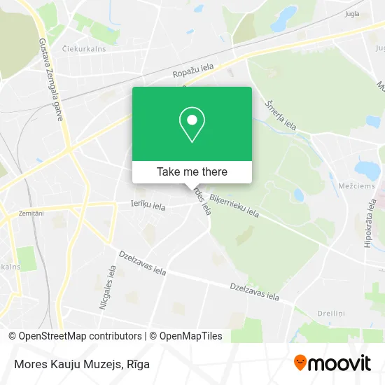 Mores Kauju Muzejs map