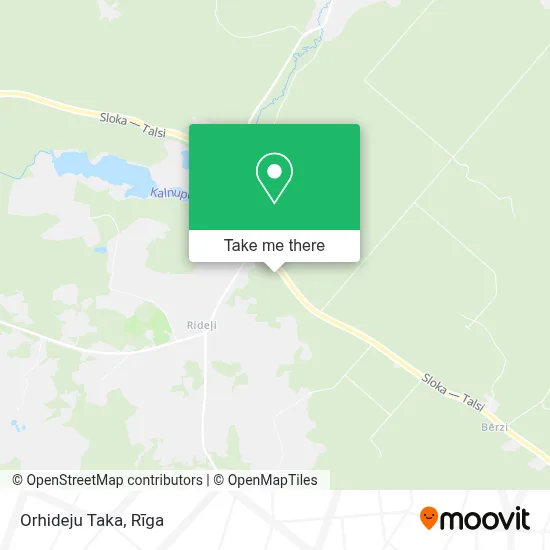 Orhideju Taka map