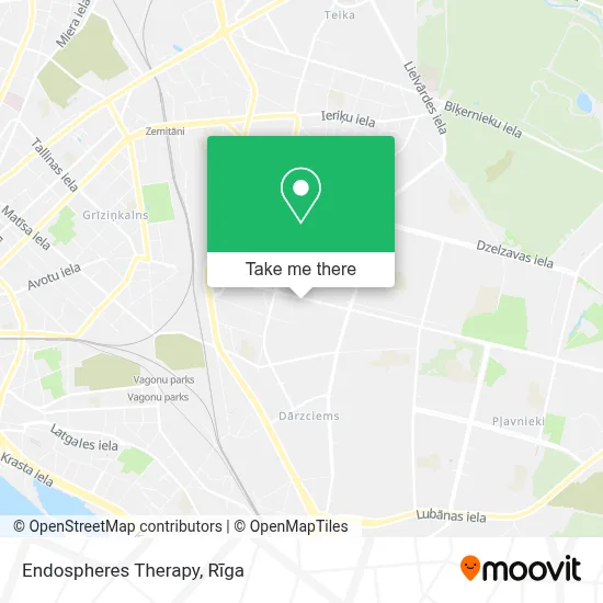 Endospheres Therapy map