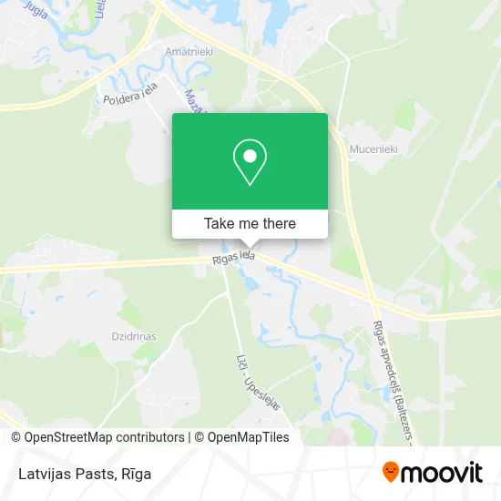 Latvijas Pasts map