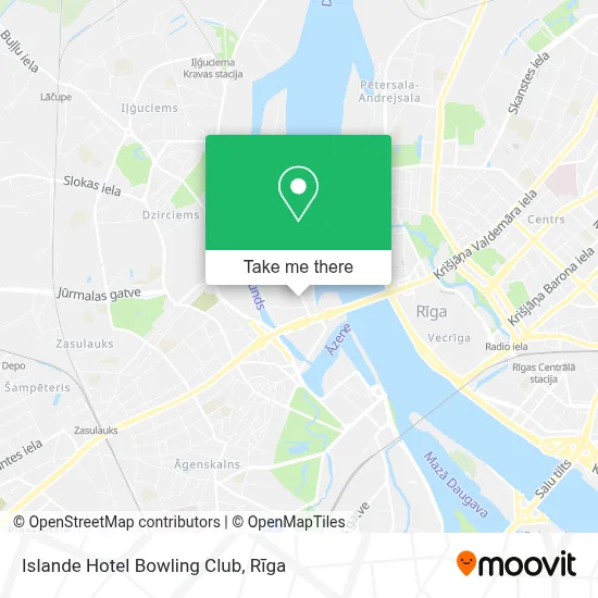Islande Hotel Bowling Club map