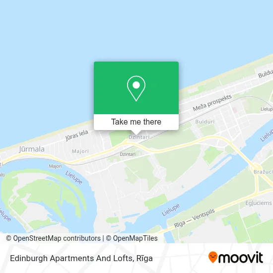 Edinburgh Apartments And Lofts map