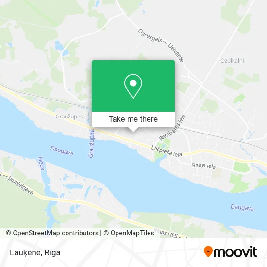 Lauķene map