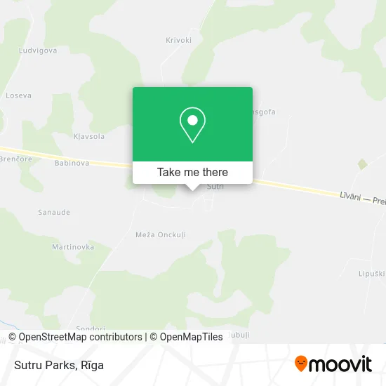 Sutru Parks map