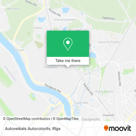Autoveikals Autocolorits map
