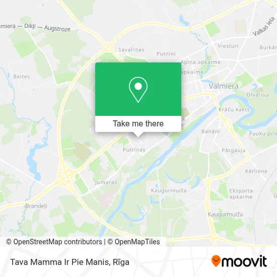 Tava Mamma Ir Pie Manis map