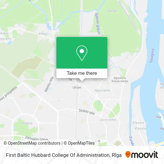 First Baltic Hubbard College Of Administration map